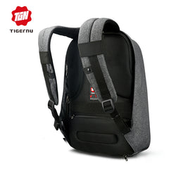 Hardback Professional Travel friendly TSA laptop backpack with external USB chaging port