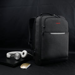 STAIN RESISTANT - Water resistant Laptop Backpack with USB external charging port anti-theft zipper