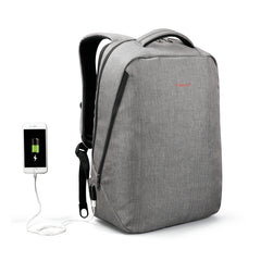 Premium Oxford Waterproof Scratch Resistant Laptop Backpack with External USB Port