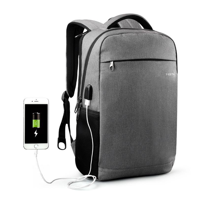 SLIM LAPTOP - Backpack with External USB charging port