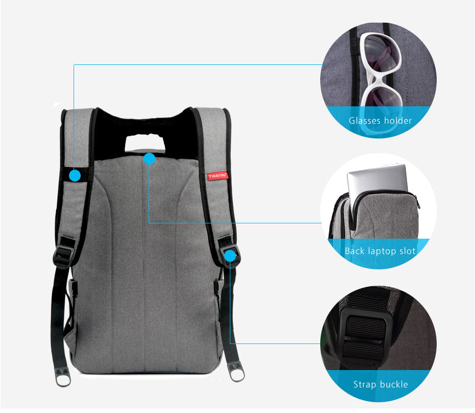 Exclusive Professional Urban Professional Laptop Backpack with External USB Port