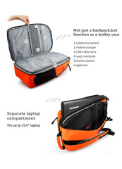 TSA ready Flame Resistant Backpack Laptop Ready Multifunctional compartments