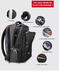 URBAN GIANT - Large capacity backpack & laptop USB bag